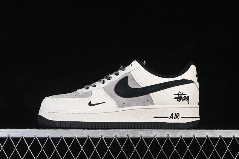 All categories Nk Air Force 1 Air Force series Nk Air Force 1 Low Air Force low-top Nike Air Force 1'07 Low Stussy co-branded white gray black Air Force 1 low-top casual sneakers XD9314-617